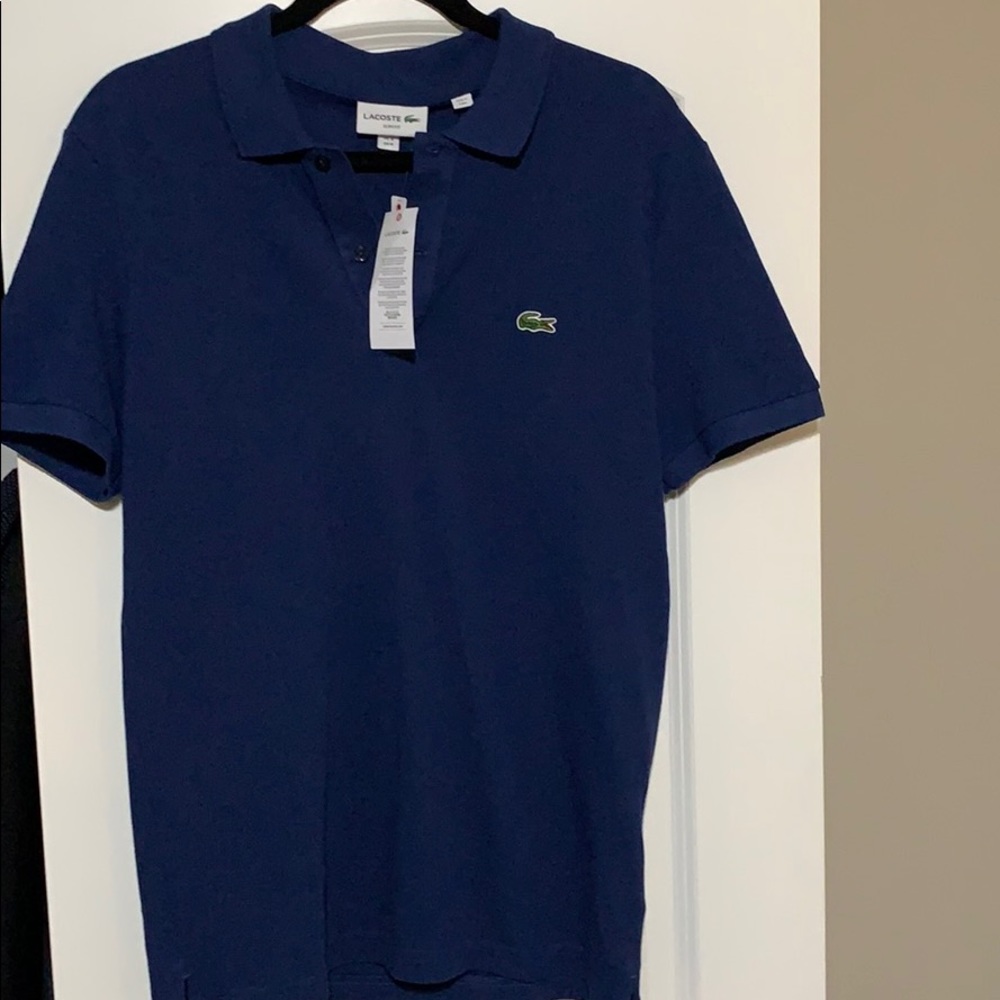 Blue Lacoste Polo